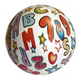 PELOTA PVC LETRAS 0-6 AÃ‘OS