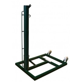 JUEGO POSTES TENIS METALICOS Ã˜ 80 MM TRASLADABLES