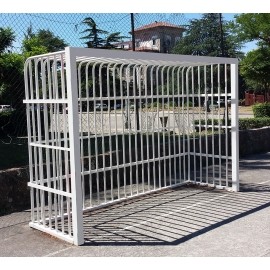 JGO PORTERÃAS F.SALA/BALONMANO ANTIVANDALICAS METÁLICAS TRASLADABLES 80X80MM