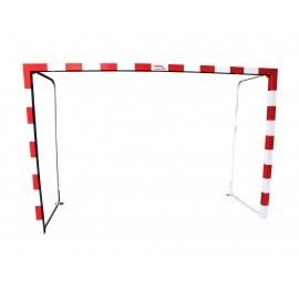 JGO PORTERÍAS F.SALA/BALONMANO ALUMINIO  80X80MM ABATIBLES