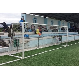 JGO PORTERÃAS FÃšTBOL 11 METÁLICAS TRASLADABLES TUBO 100 MM REGLAMENTARIAS