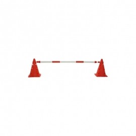 PICA PARA VALLA EXTENSIBLE ROJO-BLANCO