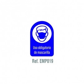 SEÑAL 200x300 MM USO OBLIGATORIO MASCARILLA