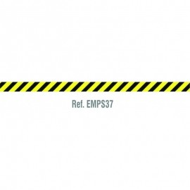 SEÑAL 1000x50 MM LINEADO AMARILLO/NEGRO