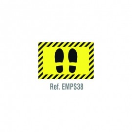 SEÑAL 700x500 MM PASOS AMARILLO