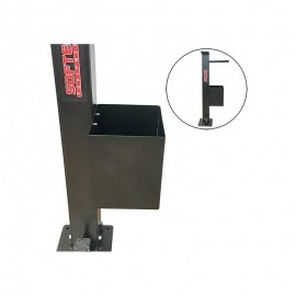 PAPELERA METÁLICA PARA DISPENSADOR COLUMNA