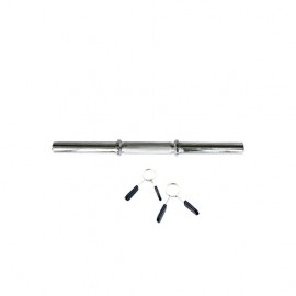 BARRA MANCUERNA 45 CM CON FIJACIONES MUELLE